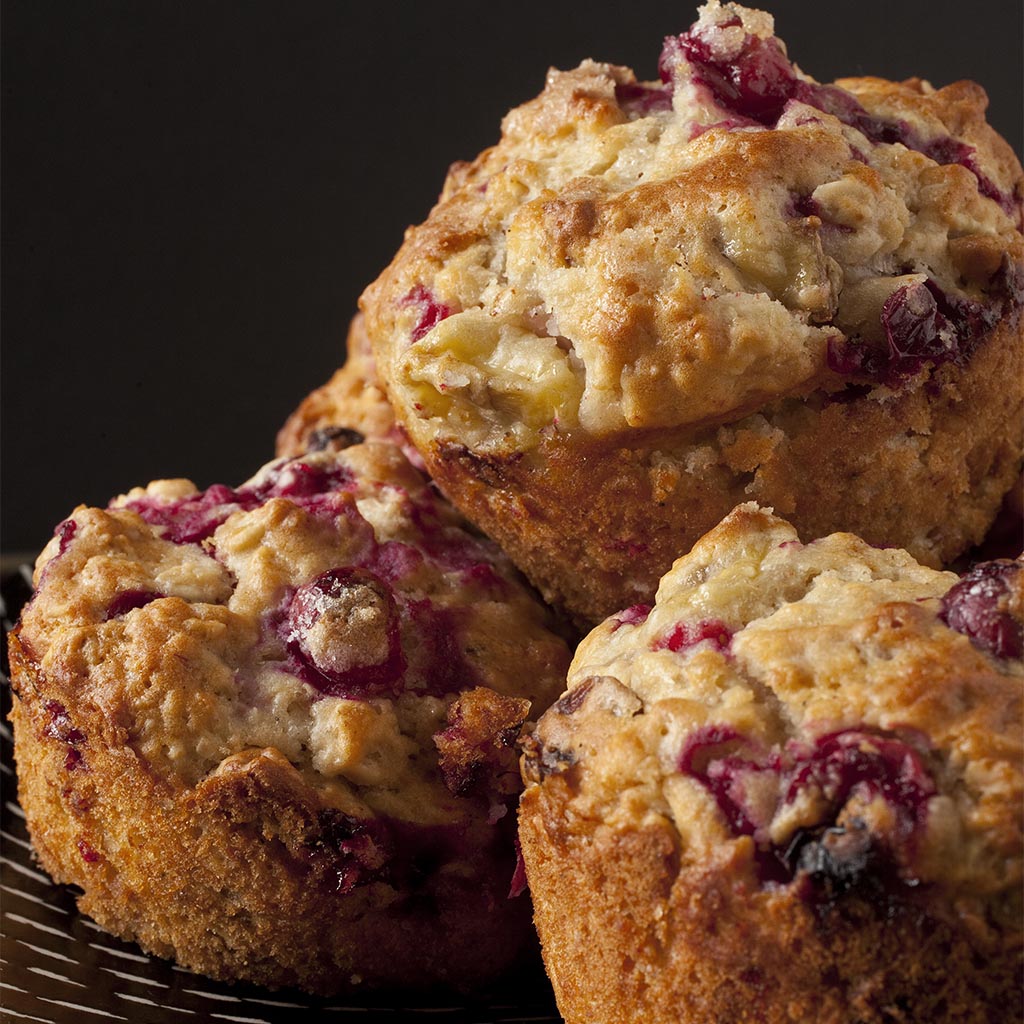 Cranberry Oat Muffins