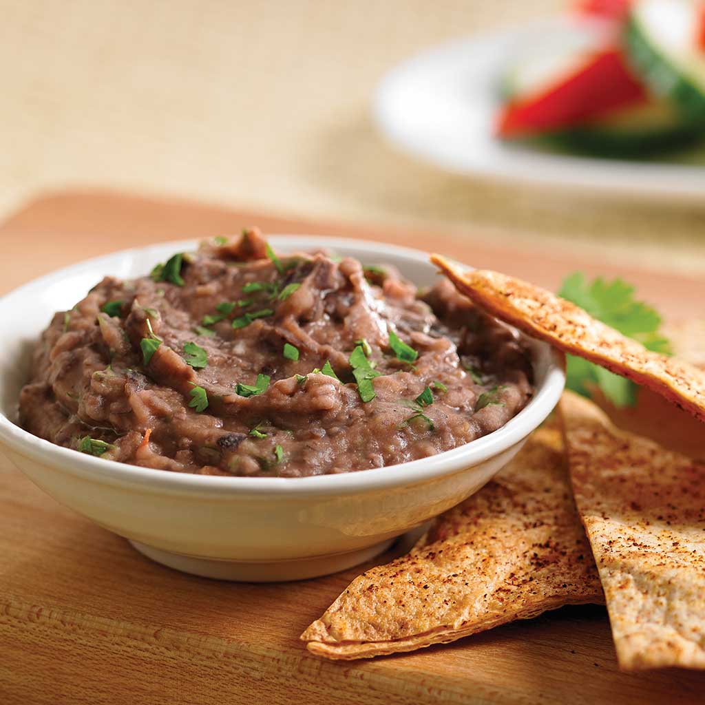 Zesty Bean Dip and Chips