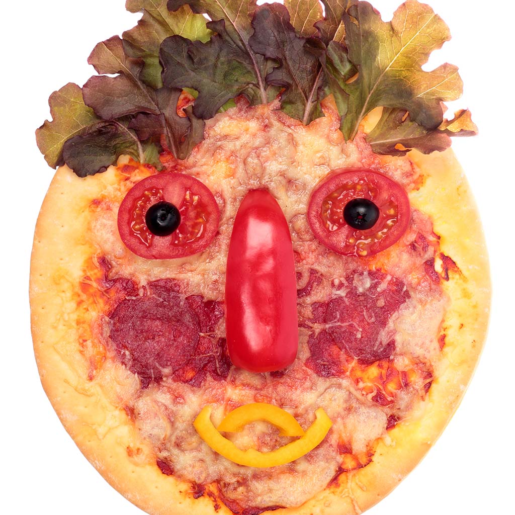 Funny Face Pizza